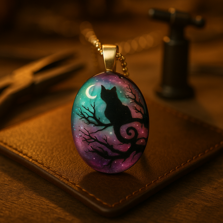 Cat Collar "The Starry Night"