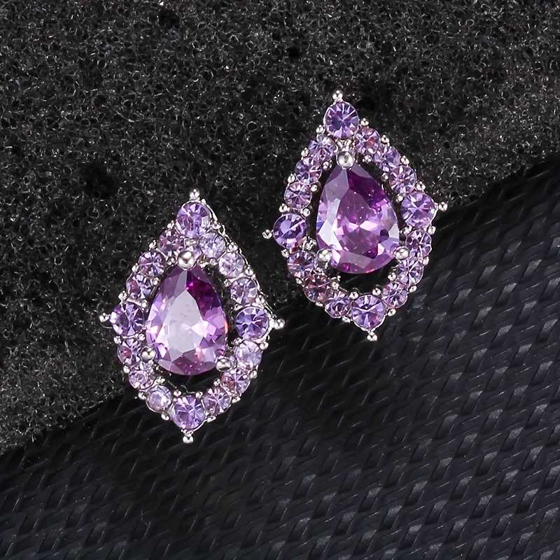 Nadine Amethyst Necklace and Earrings