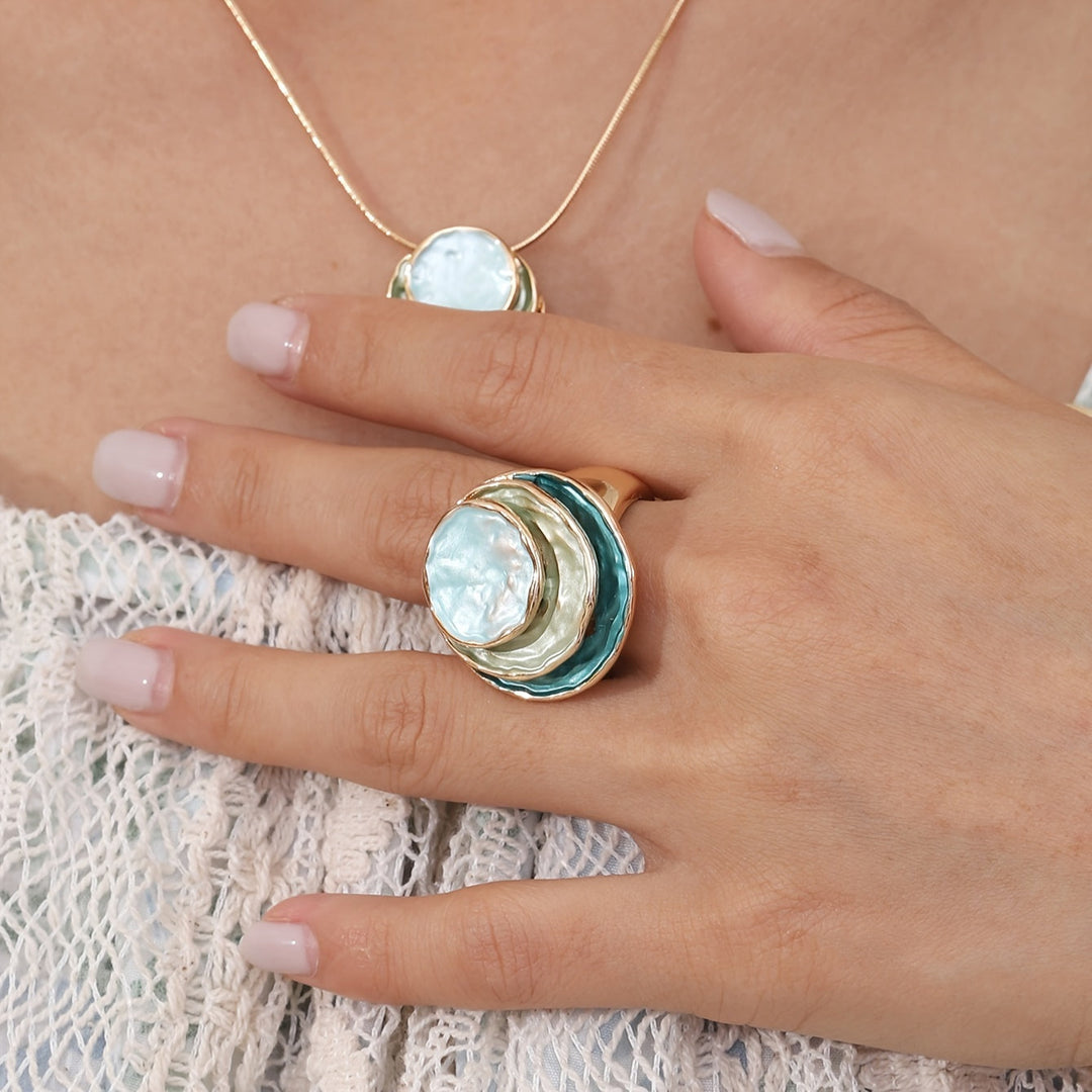 Boho Triple Layer Email Ring