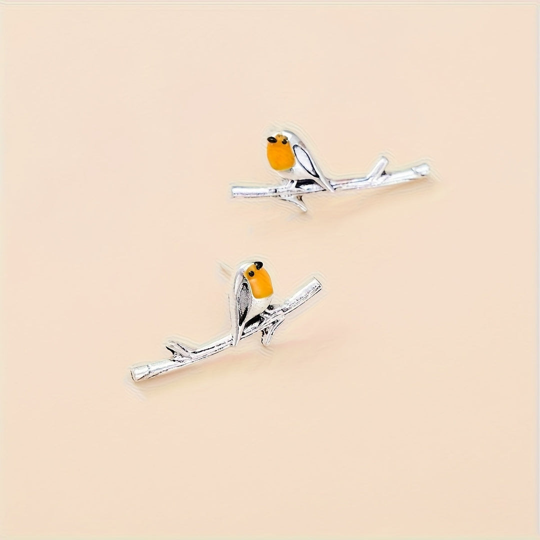 Bird Cartoon Earrings