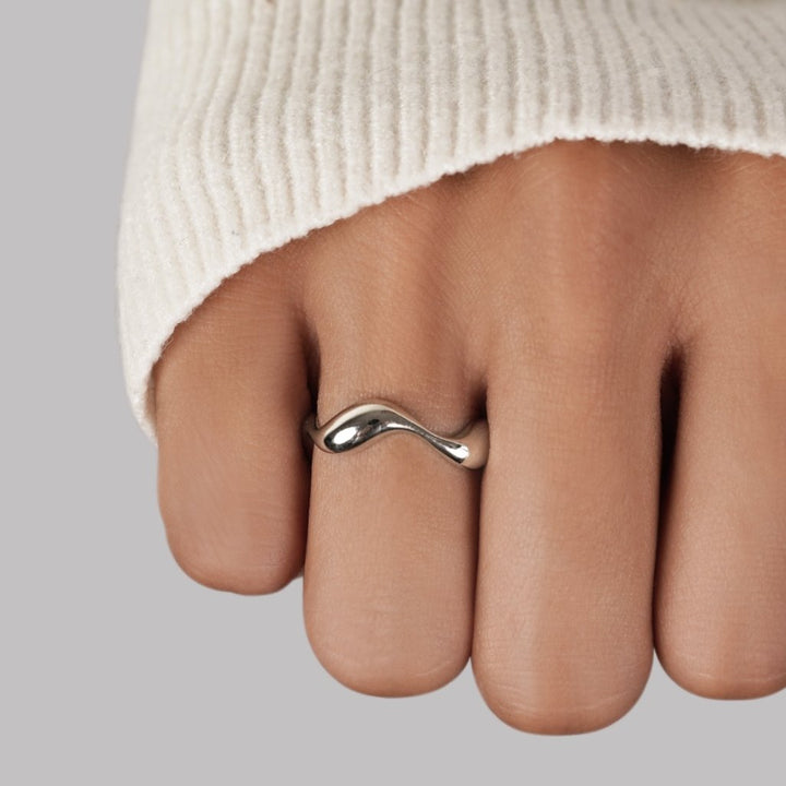Silver Golf Ring