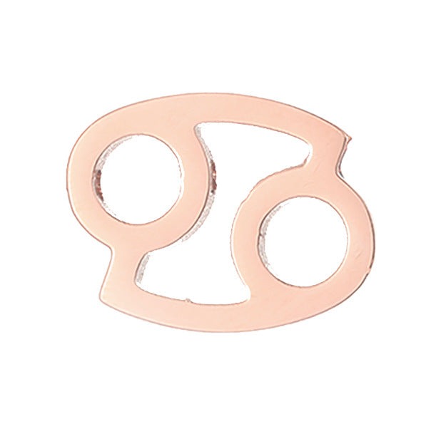 Celestique Pendant Charm with Zodiac Sign | Gold