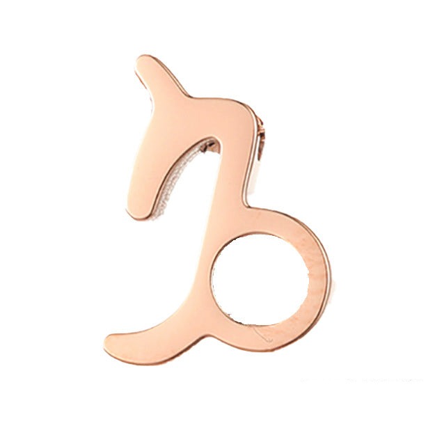Celestique Pendant Charm with Zodiac Sign | Gold