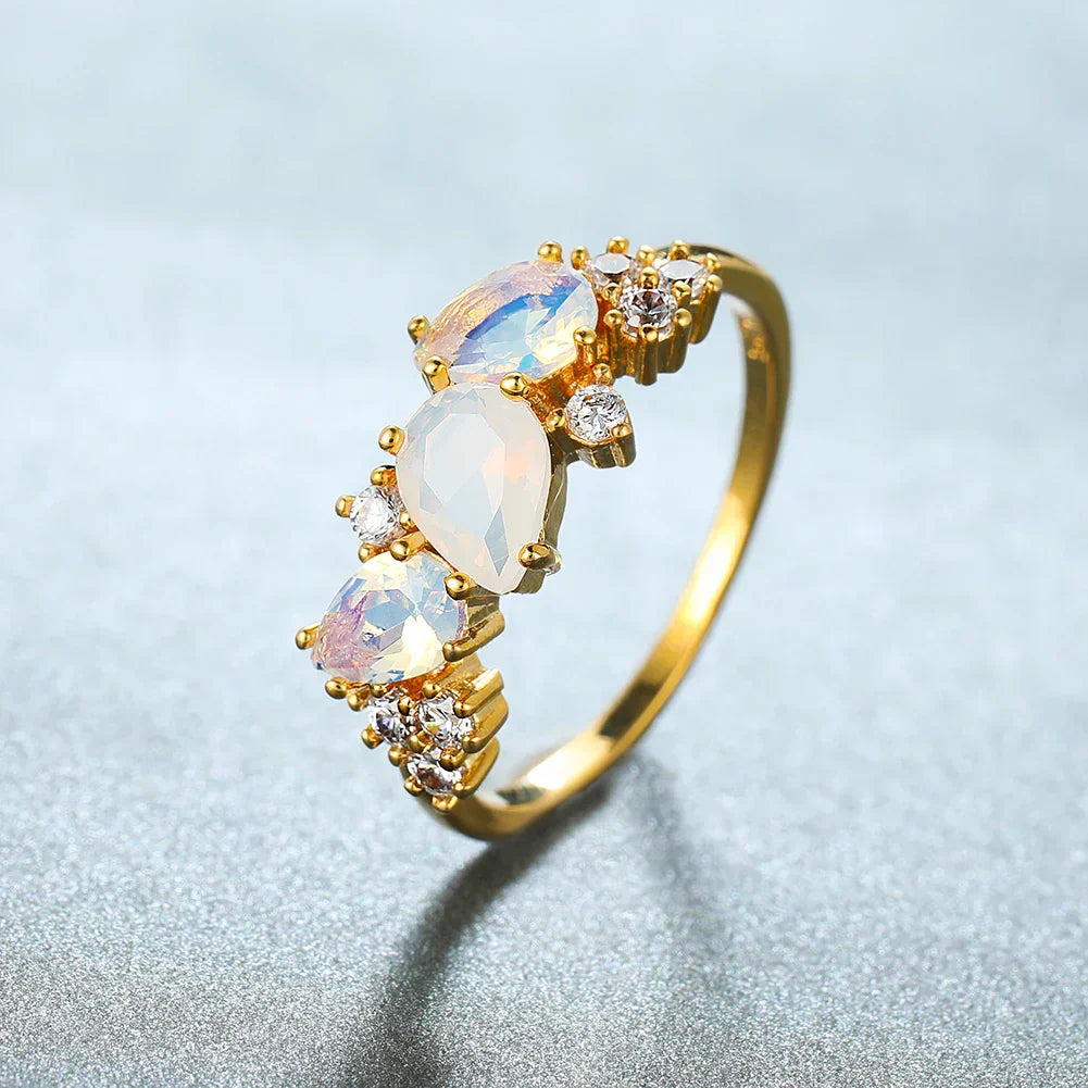 Radiant Moonstone Ring