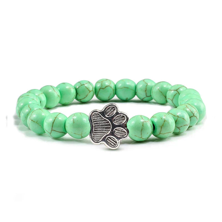 Footprint Bracelet Decorated with Beads