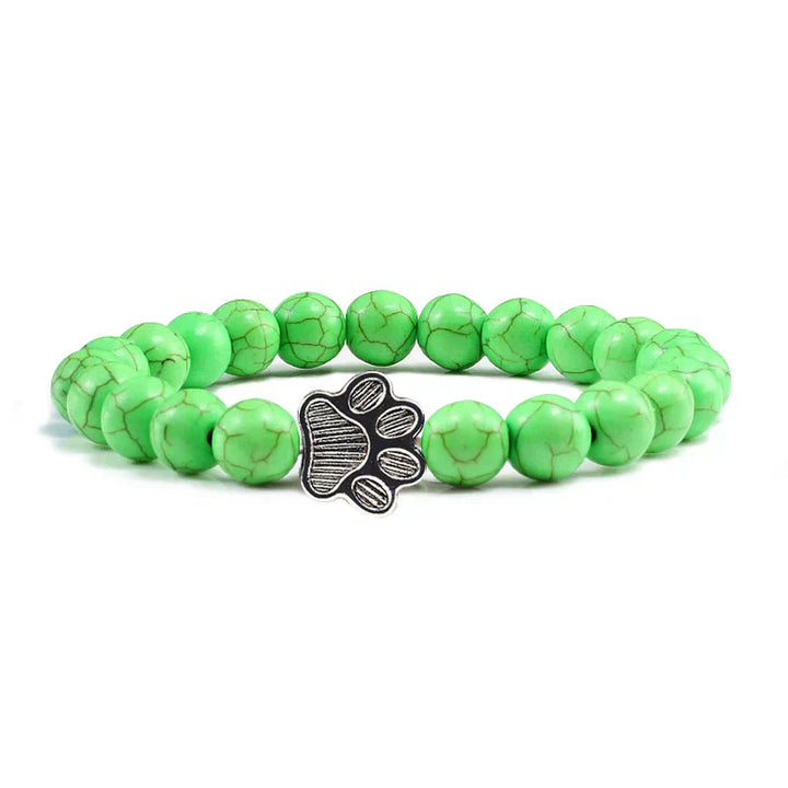 Footprint Bracelet Decorated with Beads
