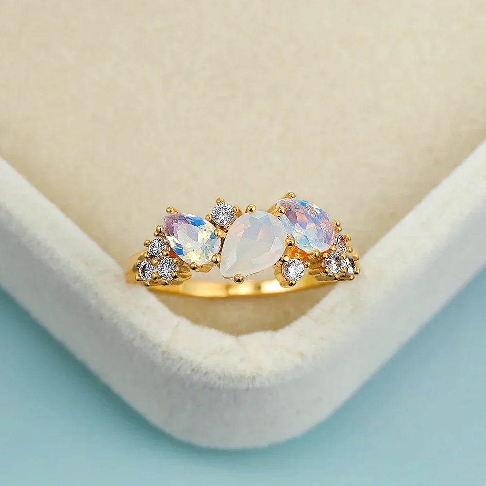 Radiant Moonstone Ring