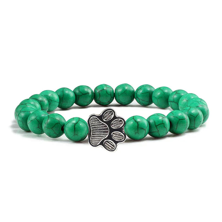 Footprint Bracelet Decorated with Beads