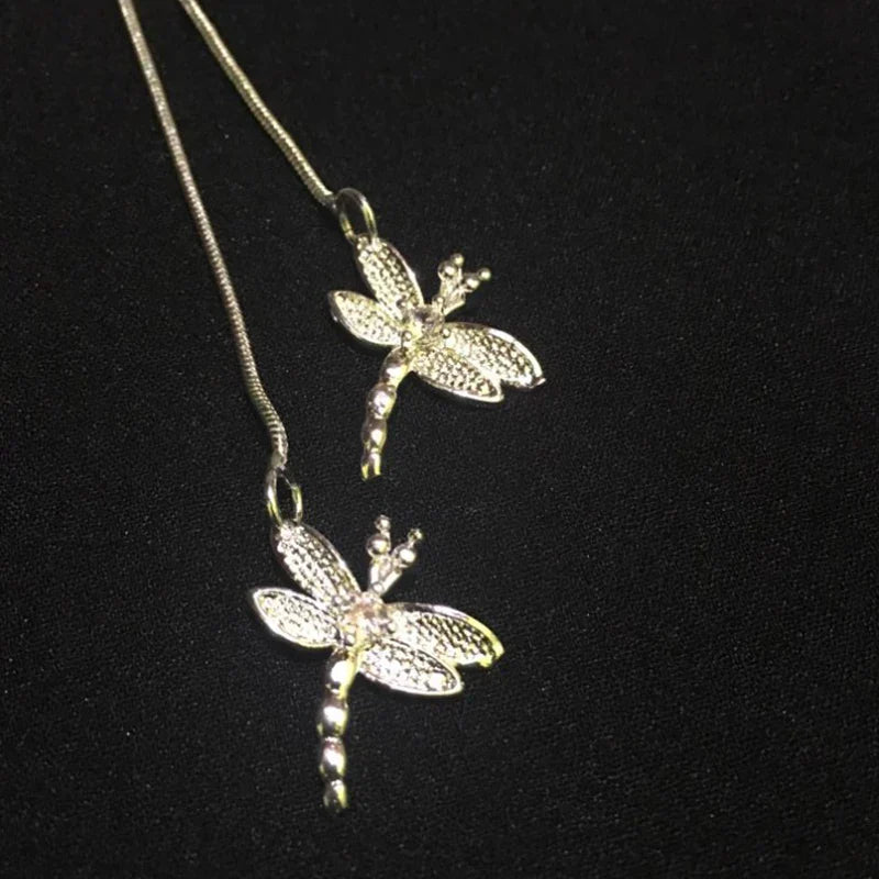 Dragonfly Pendant in Sterling Silver