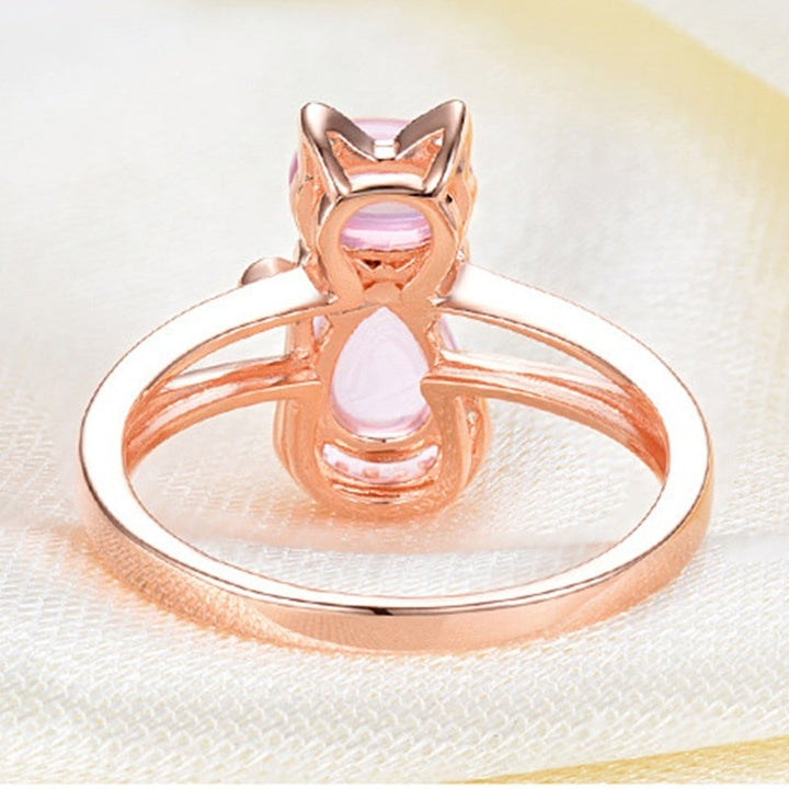 Pink and Gold Ring for Cats