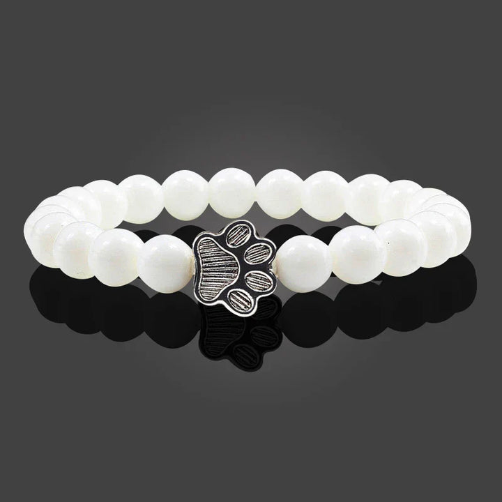 Footprint Bracelet Decorated with Beads
