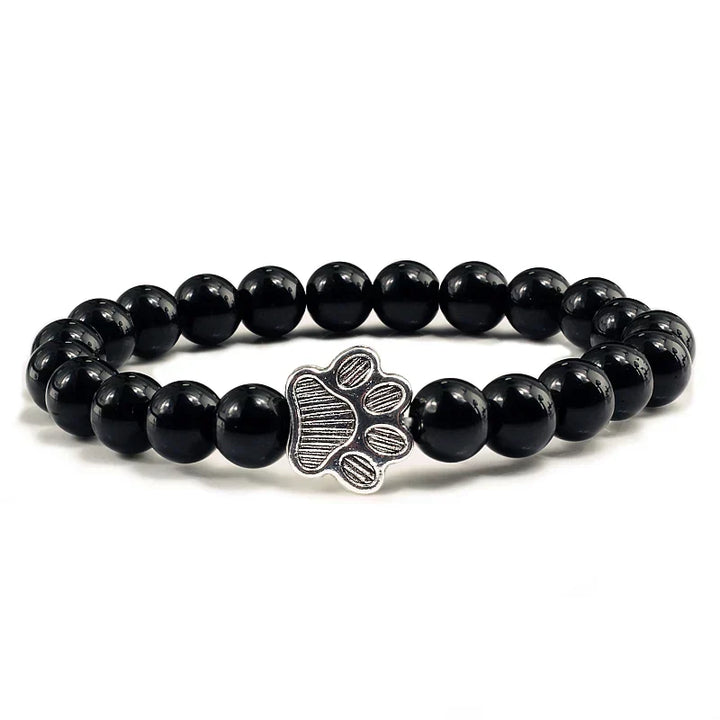 Footprint Bracelet Decorated with Beads