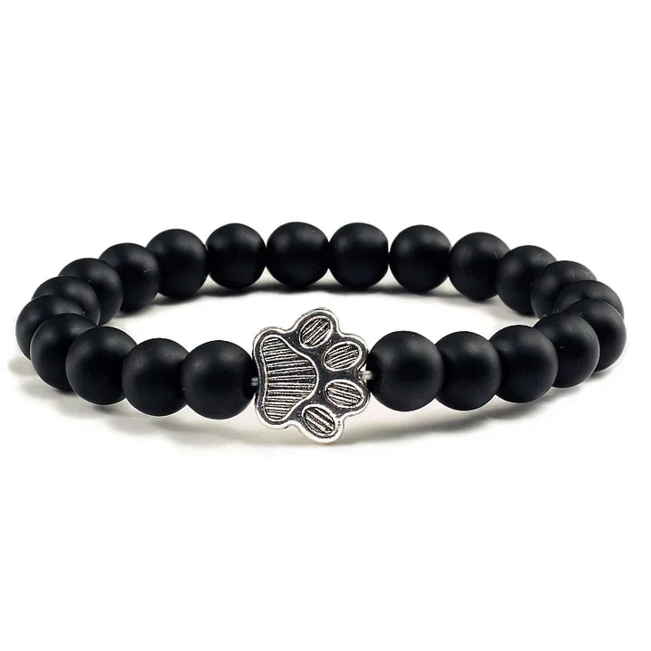 Footprint Bracelet Decorated with Beads