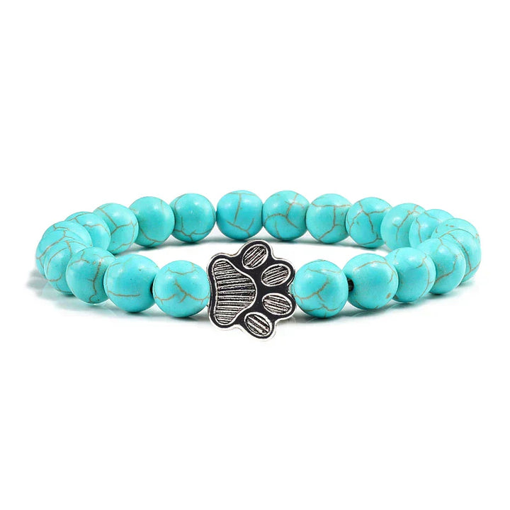Footprint Bracelet Decorated with Beads