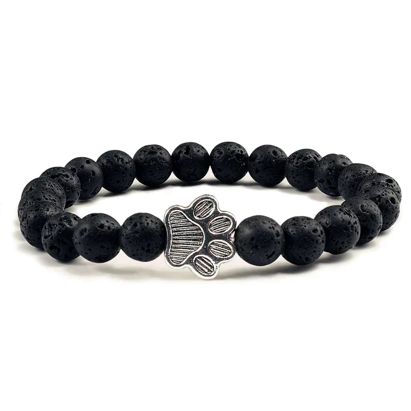 Footprint Bracelet Decorated with Beads