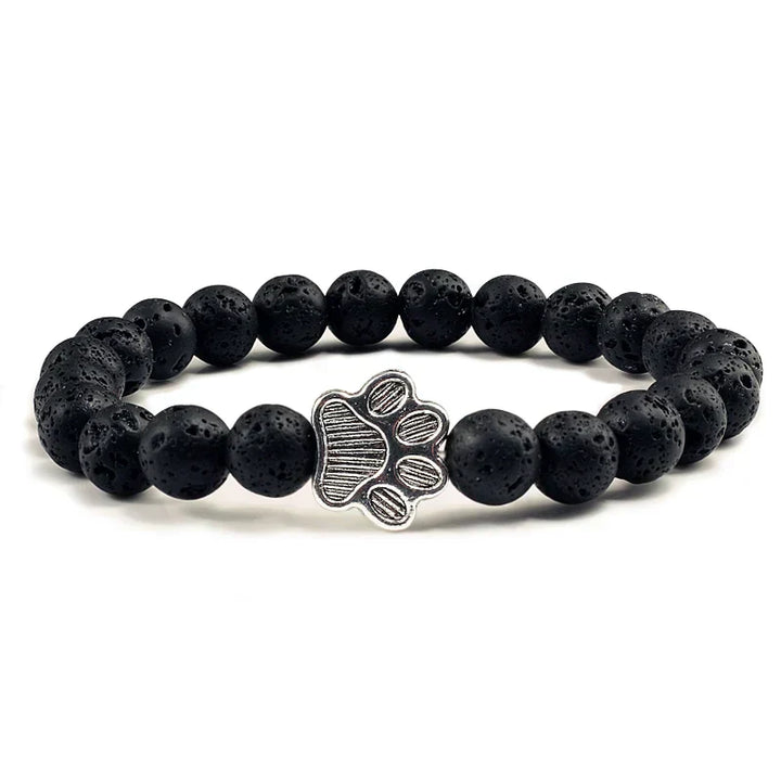 Footprint Bracelet Decorated with Beads