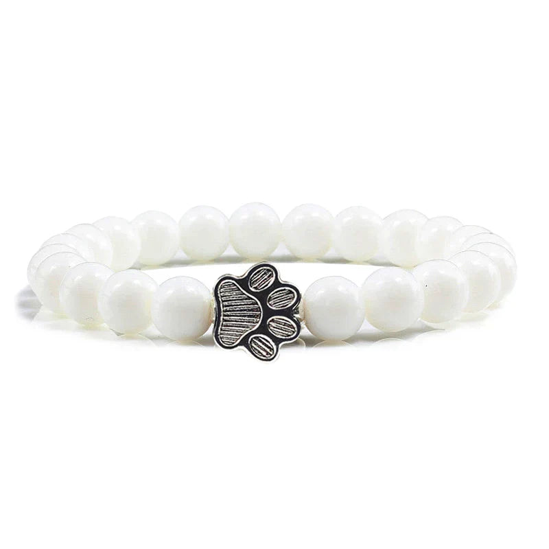 Footprint Bracelet Decorated with Beads