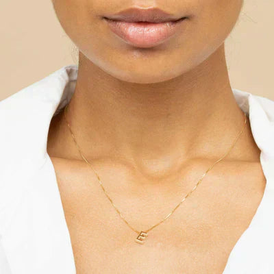 Necklace with Initials Love Letter