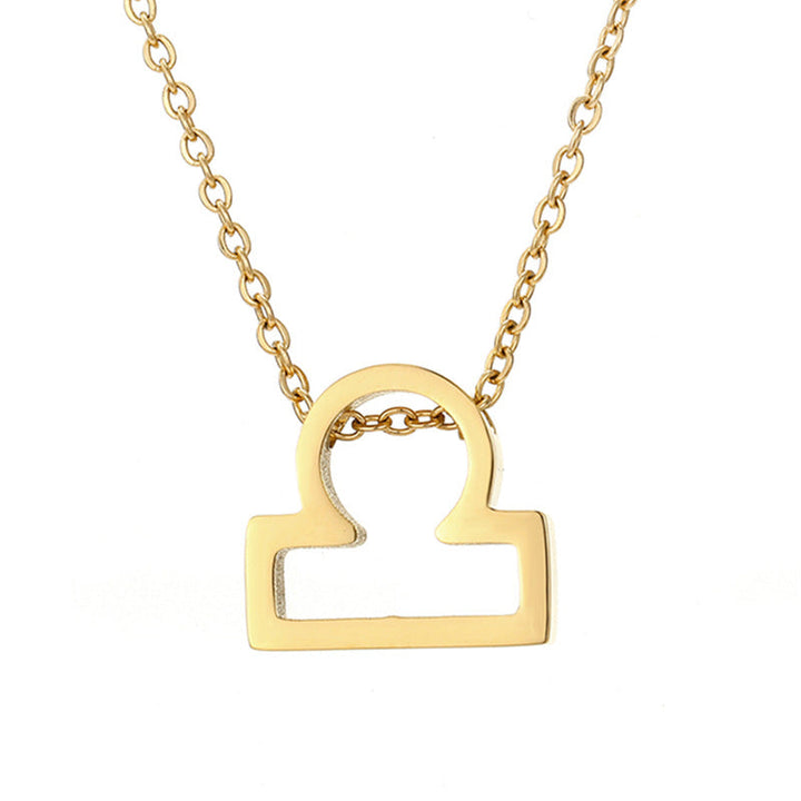 Celestique Pendant Charm with Zodiac Sign | Gold