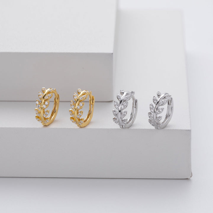 Leaf Silver Earrings