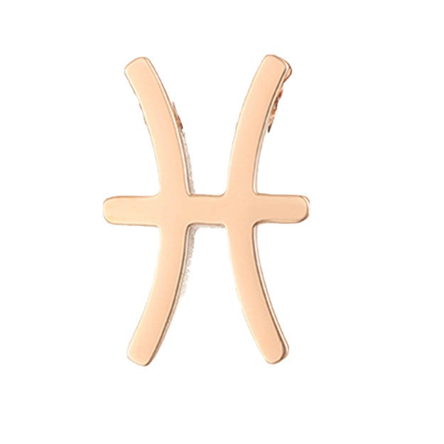 Celestique Pendant Charm with Zodiac Sign | Gold