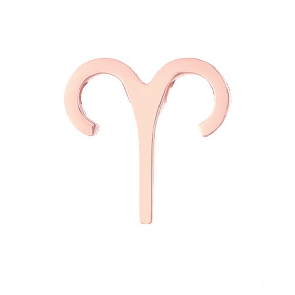 Celestique Pendant Charm with Zodiac Sign | Gold