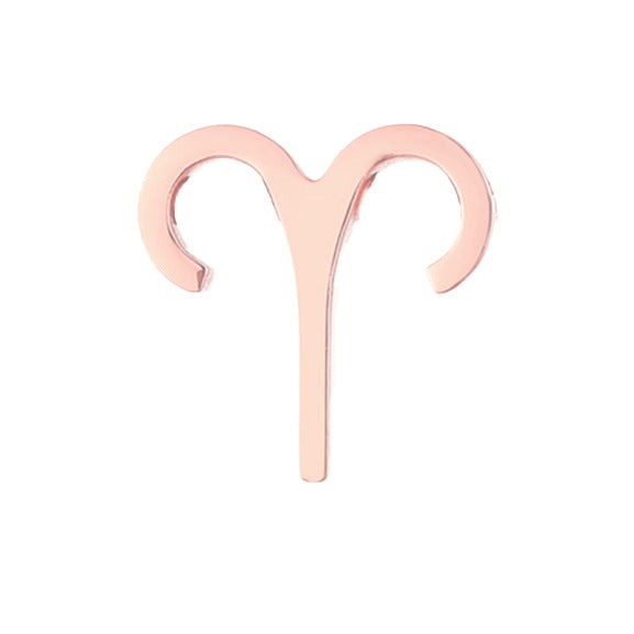 Celestique Pendant Charm with Zodiac Sign | Gold
