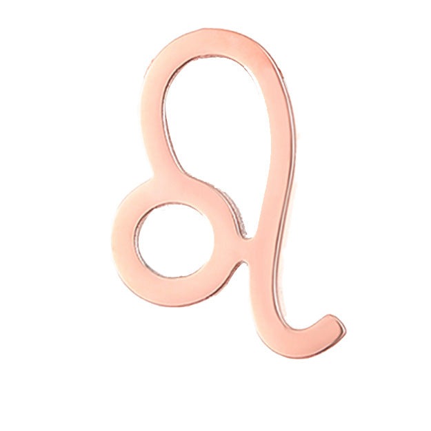Celestique Pendant Charm with Zodiac Sign | Gold