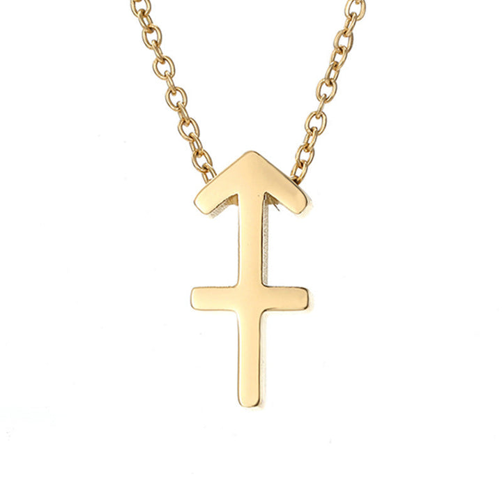 Celestique Pendant Charm with Zodiac Sign | Gold