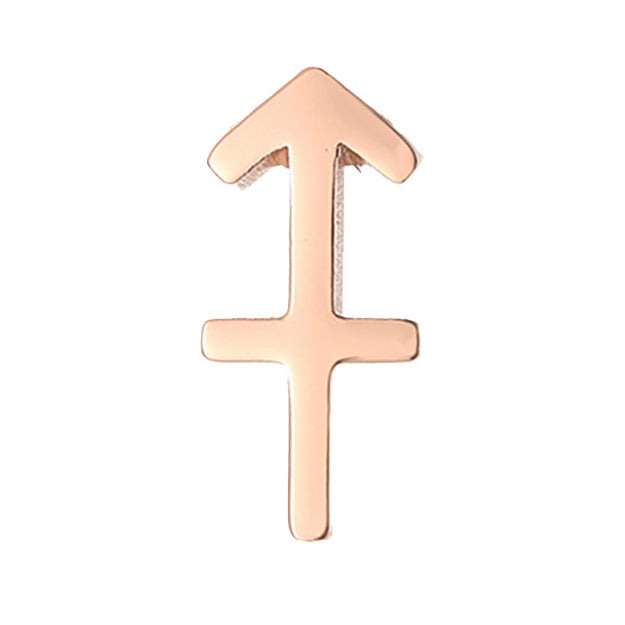 Celestique Pendant Charm with Zodiac Sign | Gold