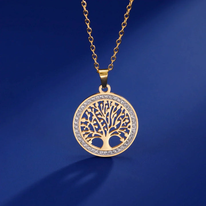 Round Hanging Tree of Life Light
