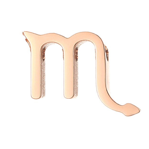 Celestique Pendant Charm with Zodiac Sign | Gold