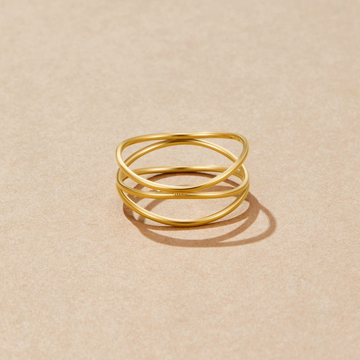 Infinite Loop - Gold Ring