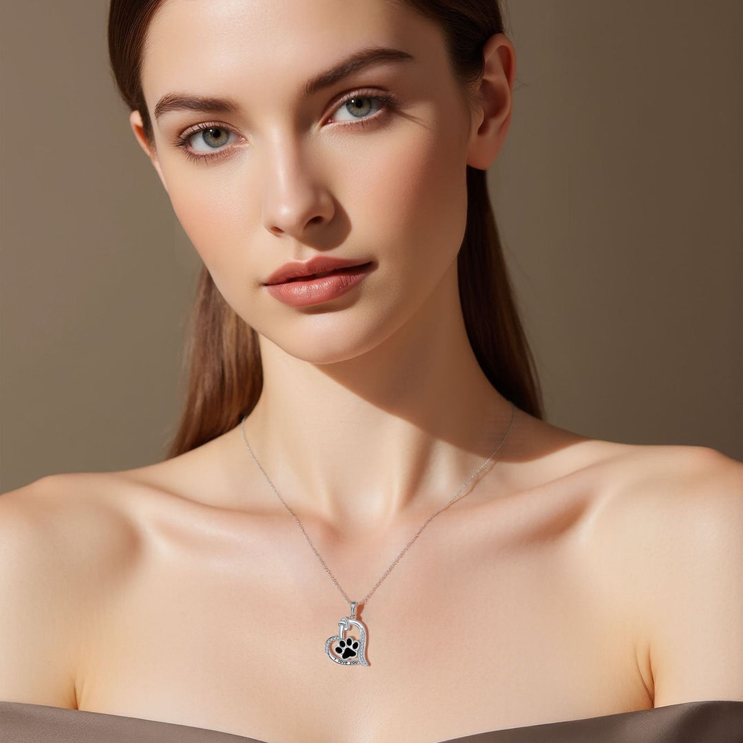 Necklace with Footprint Pendant