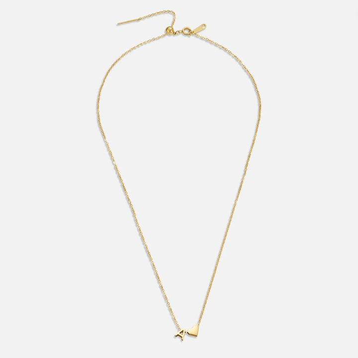 Timeless necklace with initials and heart