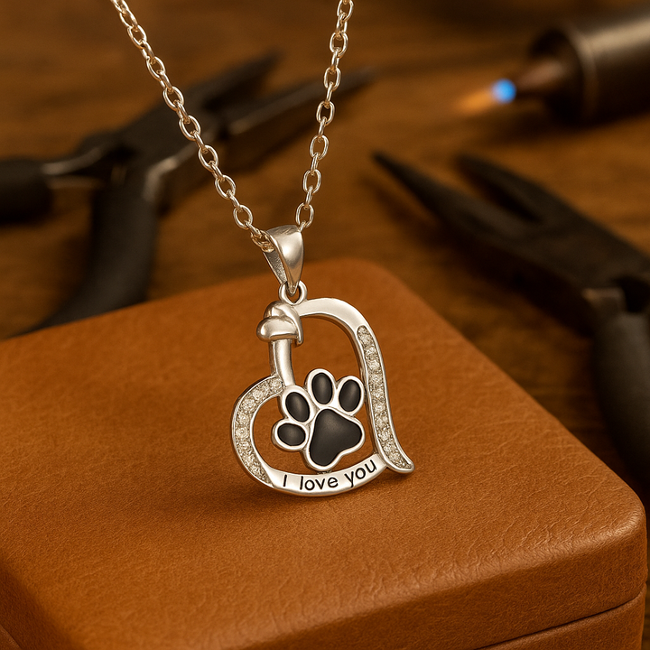 Necklace with Footprint Pendant