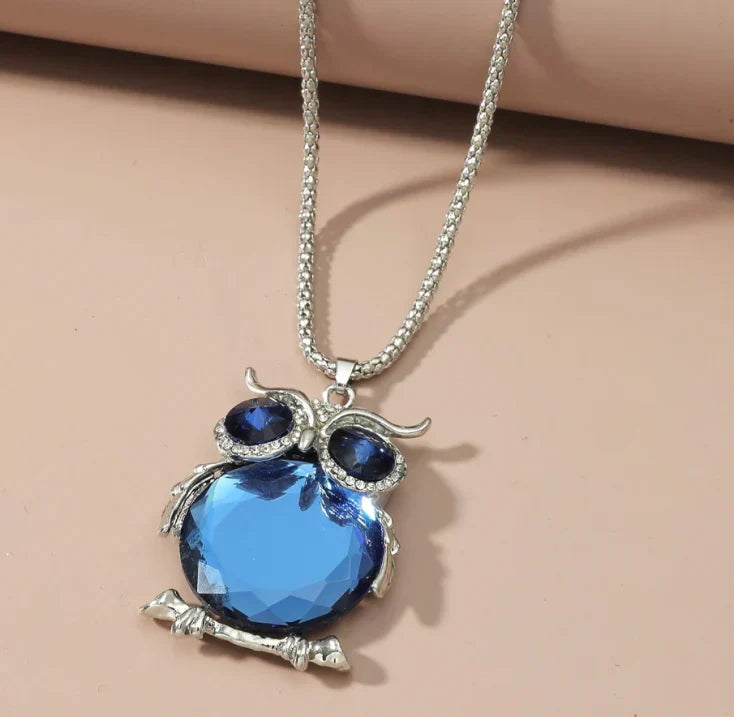 Moonstone - Owl - Necklace
