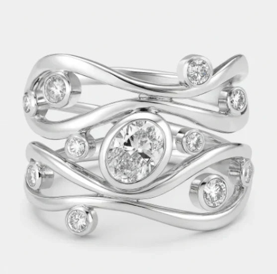 Hertha Moonstone Ring