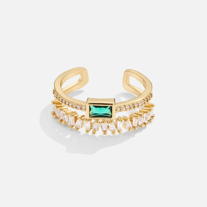 Bliss - Ring with Multiple Layers of Crystals