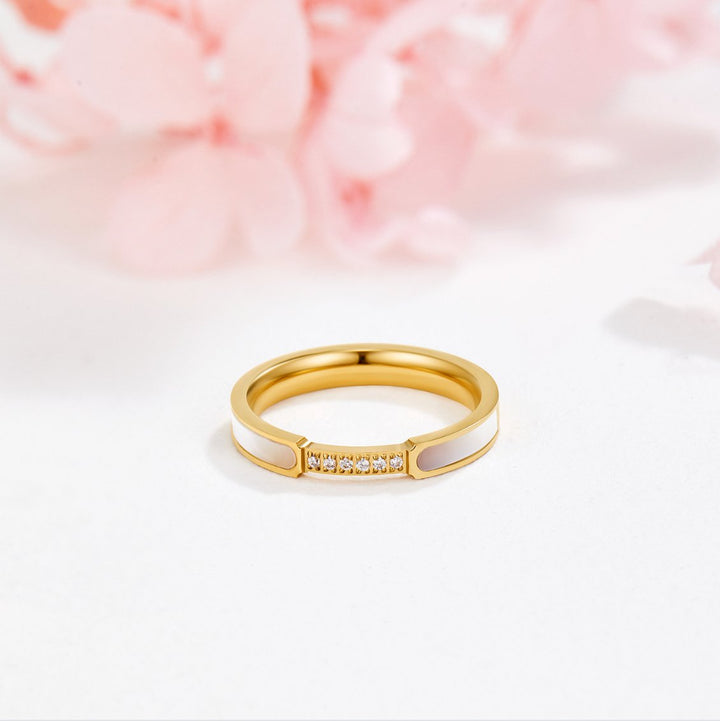 Unity - Pearl and Crystal Ring