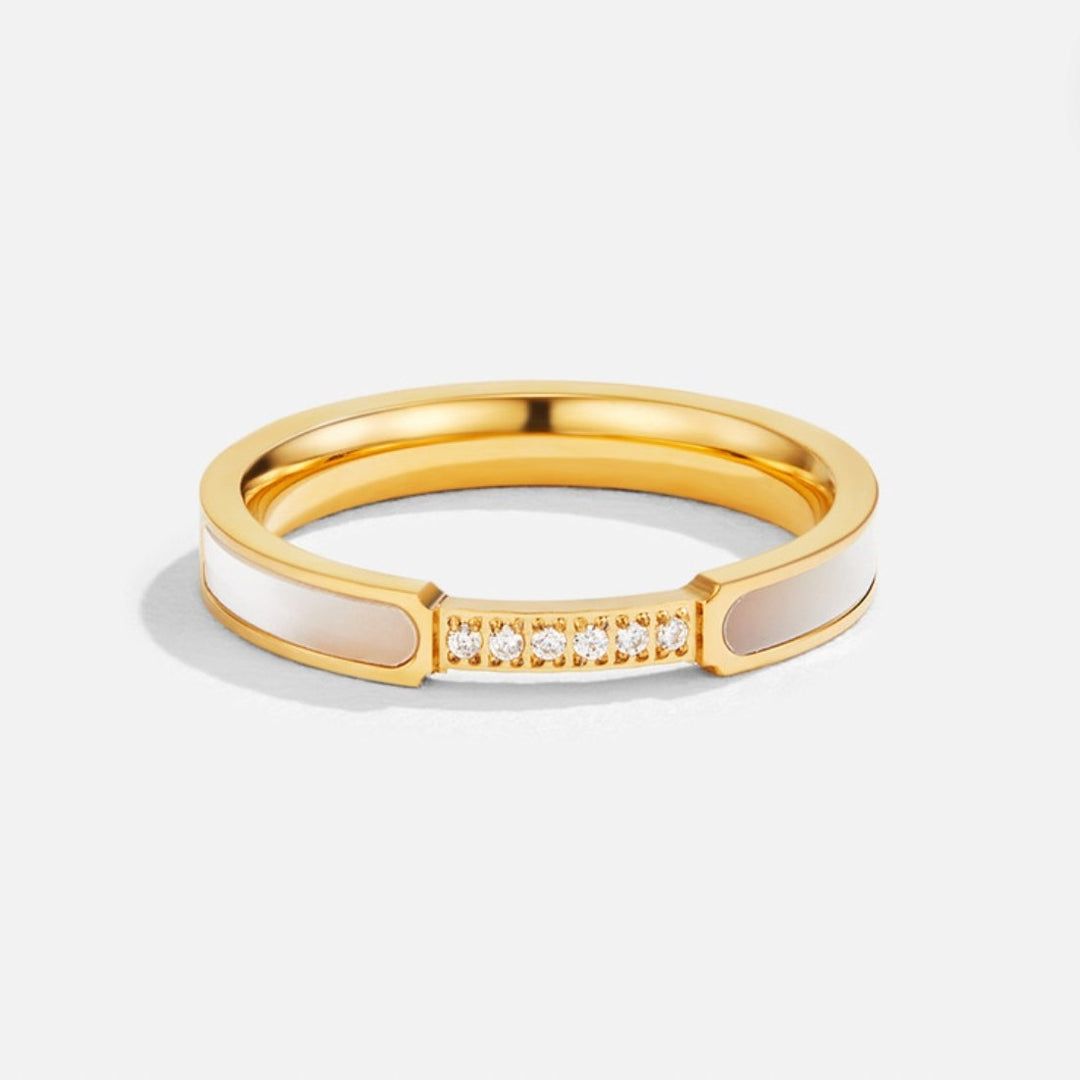 Unity - Pearl and Crystal Ring