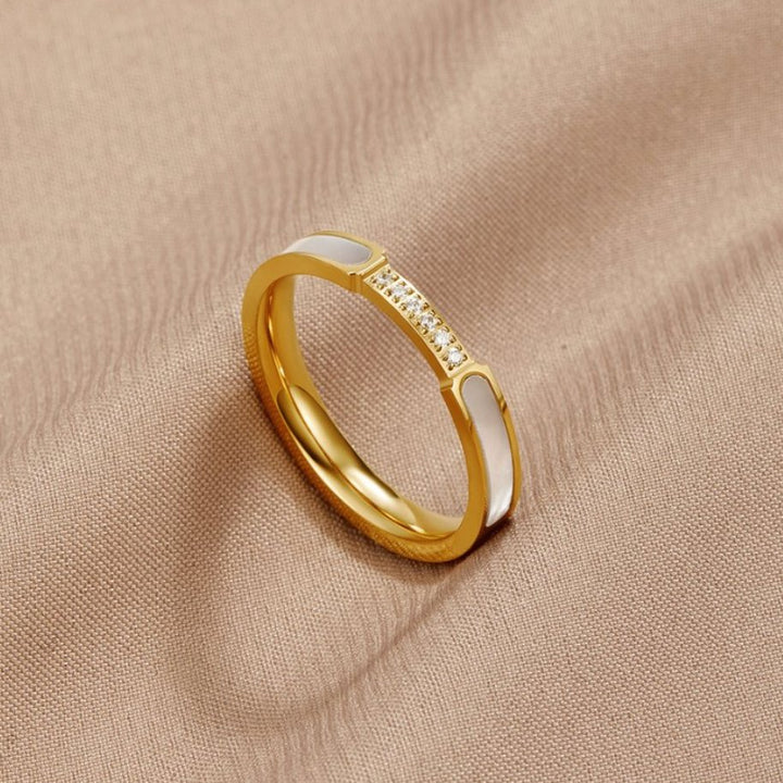 Unity - Pearl and Crystal Ring