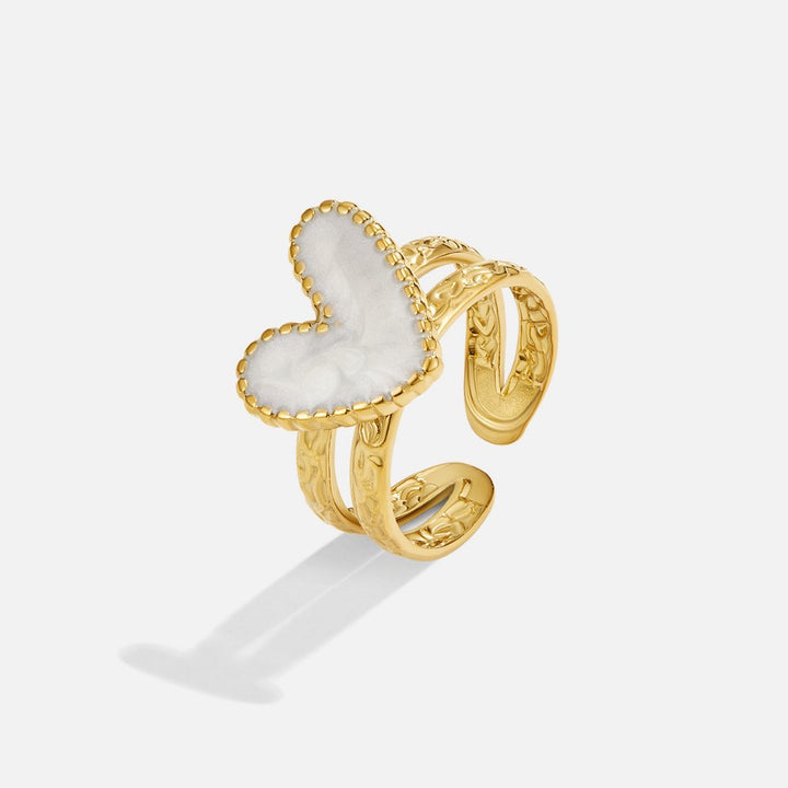Gold Ring 'Pure Heart'